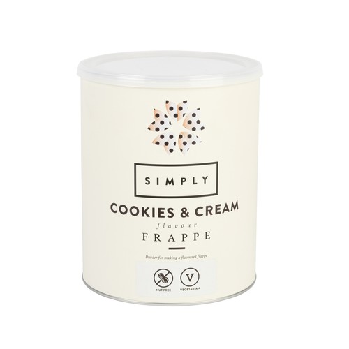 Simply frappe powder cookies - powder, &
