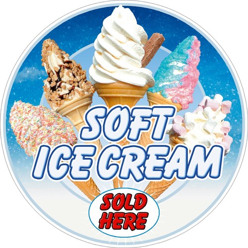 Soft ice cream - 1, sticker