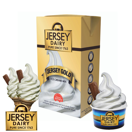 Jersey dairy - gold, ice