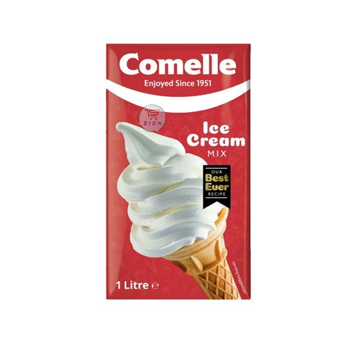 Comelle ice cream mix soft - 1l,