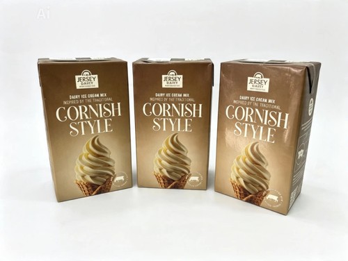 Cornish style ice cream mix - style,
