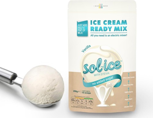 Sol ice added - sugar,