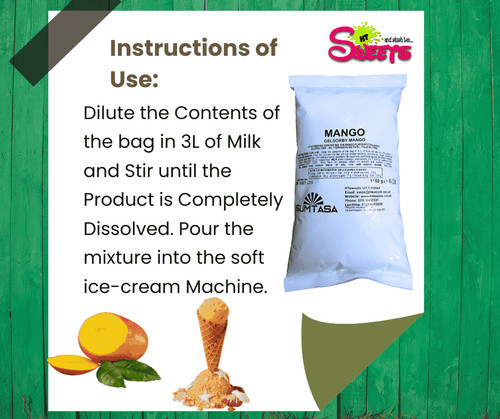 Soft ice cream powder - ,, sumtasa
