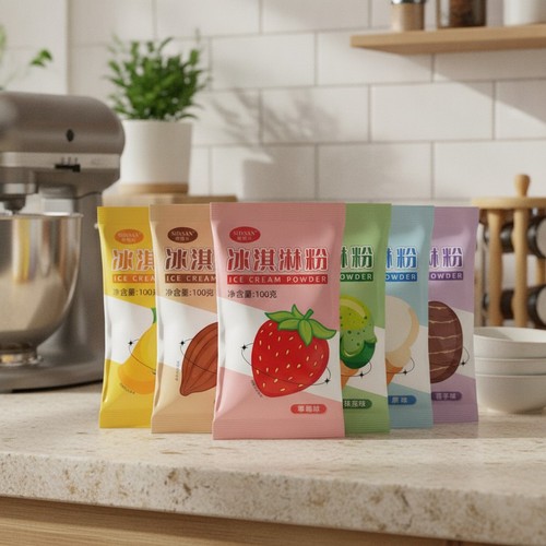 Ice cream mix kits - ice,
