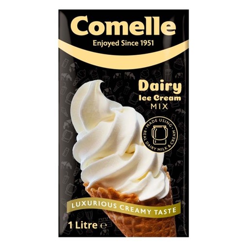 Comelle dairy ice cream mix - cream, 1l