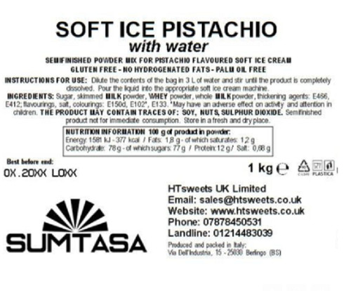 Soft ice cream powder vanilla - cream, powder,vanilla