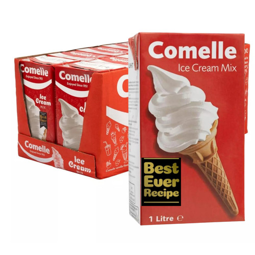 Comelle liquid ice cream mix - cream, 1